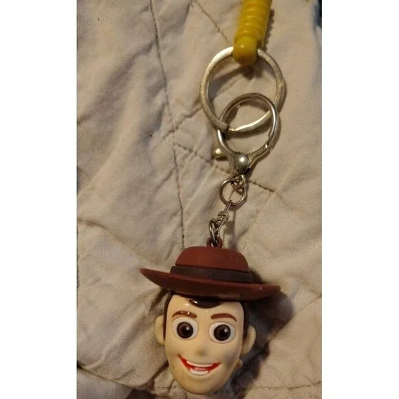 Disney Toy Story Woody Collectible Keychain Accessory with Yellow Strap