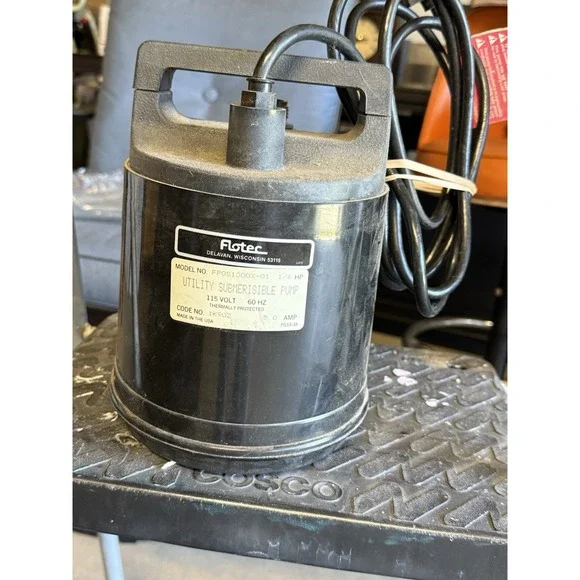 Flotec Utility‎ Submersible Pump 1/6 HP , 115volt