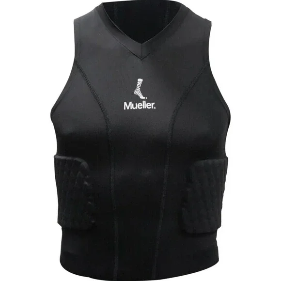 Mueller Diamond 3 Pad Sleeveless‎ Shirt Mesh back ADULT Small NEW!