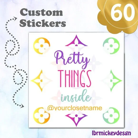 ♥️ 5x25 / 60 Thank You Stickers