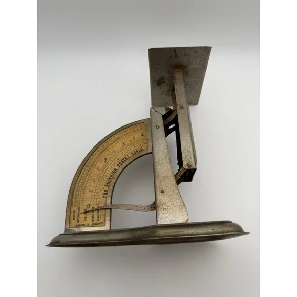 Antique Triner Superior Postal Scale 1904 Chicago Metal Vintage Office Decor