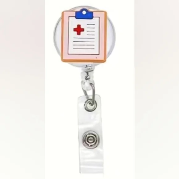 New Nurse Retractable Badge Reel Holder