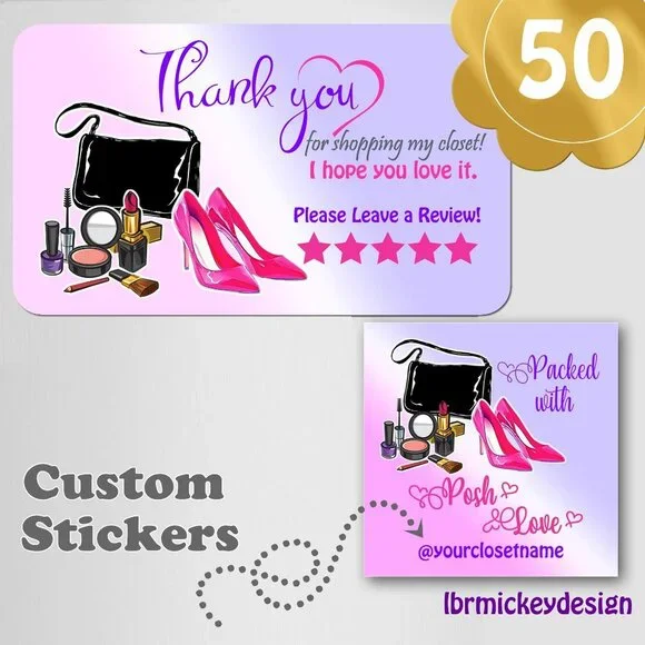 Thank you cards & Stickers