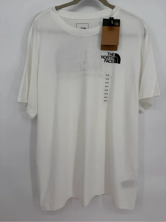 The North Face Men’s White Logo Short Sleeve Tee