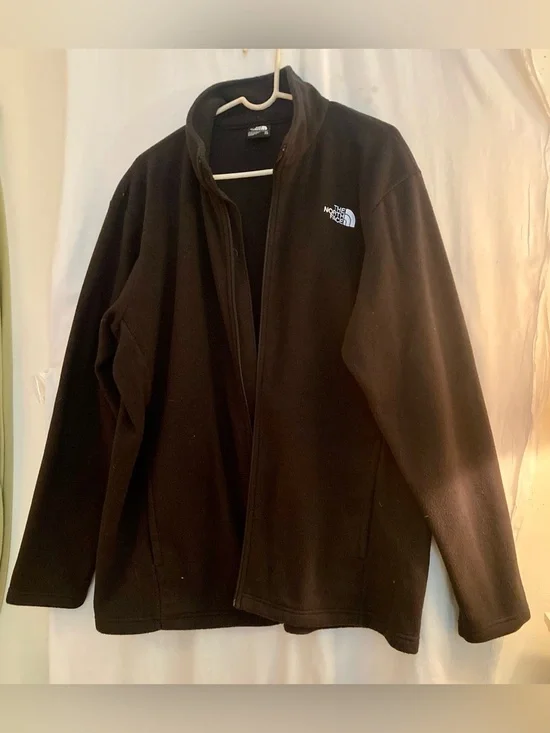 The North Face Men's Black Lightweight Fleece Jacket Size XXL