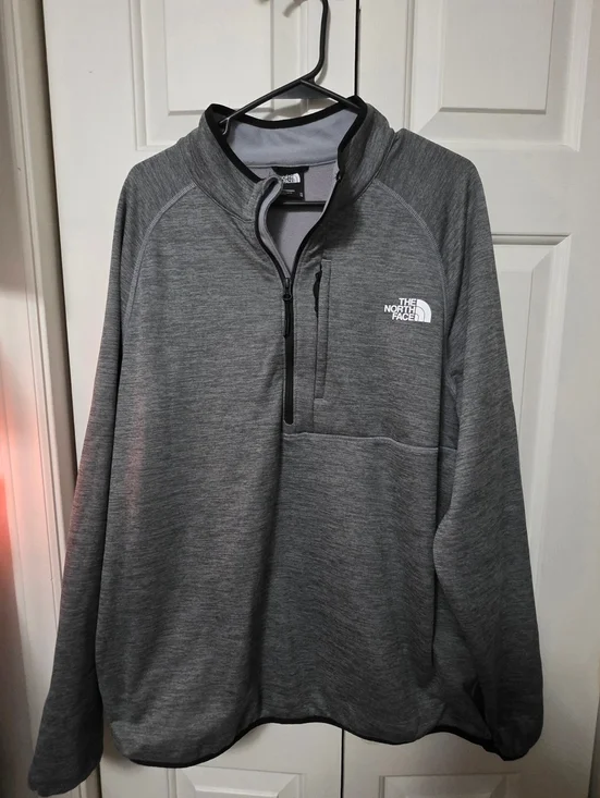 The North Face Canyonlands 1/2 Zip Fleece pullover jacket Size XL Gray