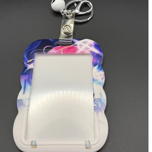 Anime Character Id Holder Lanyard Keychain Cute‎ Kawaii Badge Reel