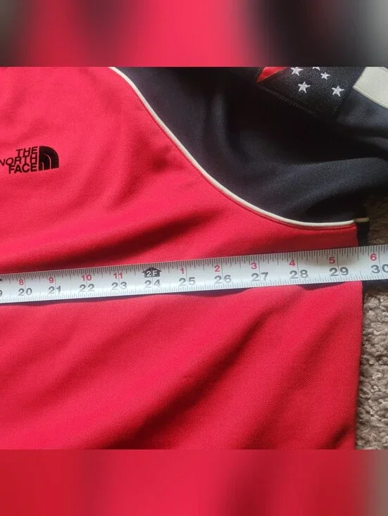 The North Face Men’s Red and Black Rare Athletic Track Jacket Sz 4XL