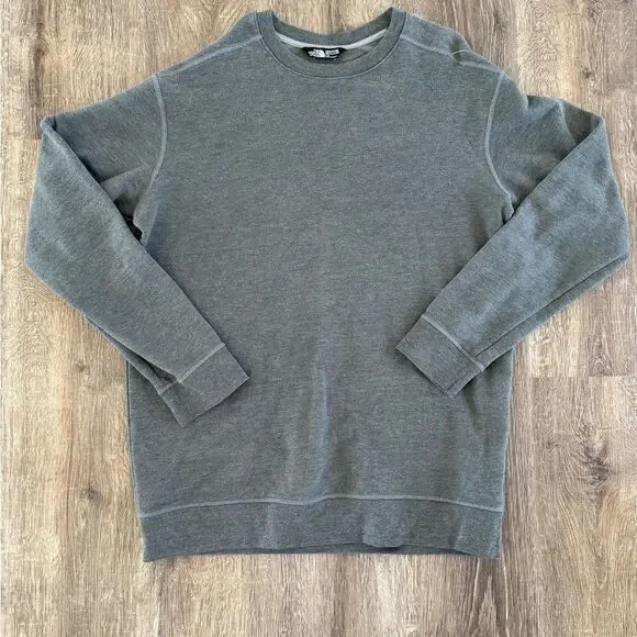Grey Northface Crewneck Pullover