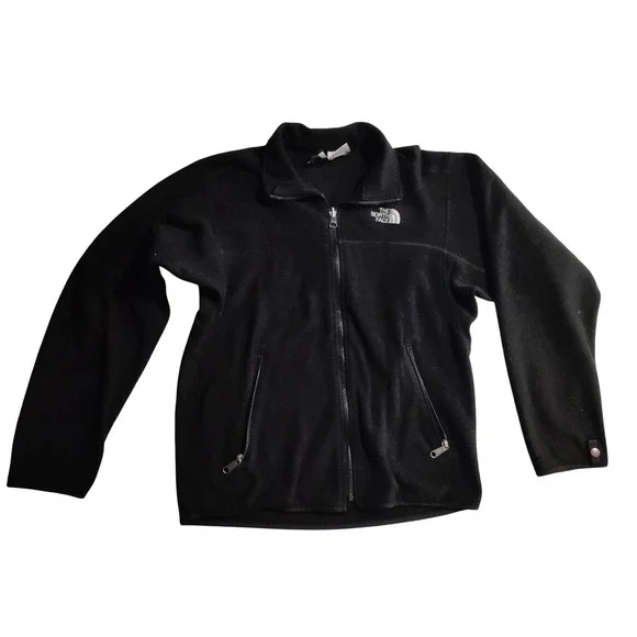The North Face Black Fleece Zip‎ Up Jacket Men's Size Medium
