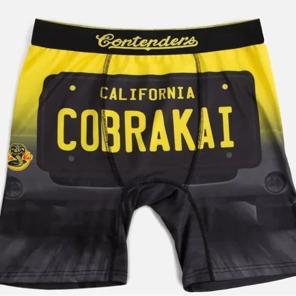 Contenders men’s xl cobra Kai badass boxer briefs new 37-40