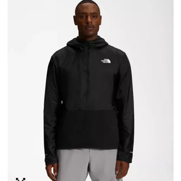 The North Face Men's Winter Warm Quarter Zip Sweater‎ Workout Running Black L