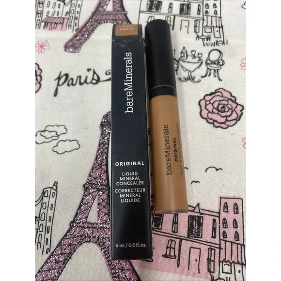 bareMinerals Original Liquid Mineral Concealer DARK 5C‎ 0.2oz - New