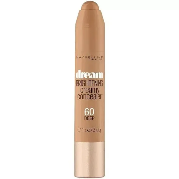 Maybelline New York Dream Brightening Creamy Concealer, 60 Deep