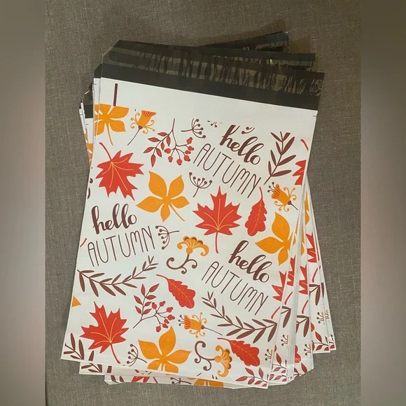 Hello Autumn Polymailers (10) 10 x 13