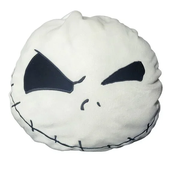 Disney Nightmare Before Christmas Jack Skellington Head Pillow Plush Character
