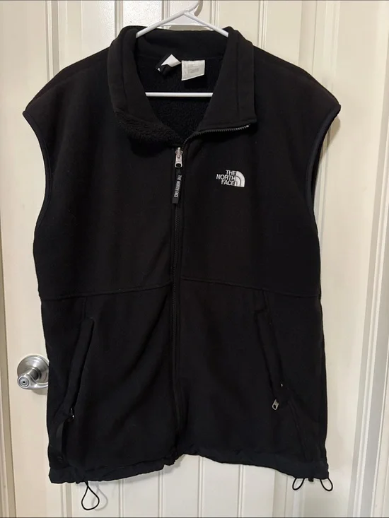 Vintage 90s The North Face‎ Black Fleece Vest