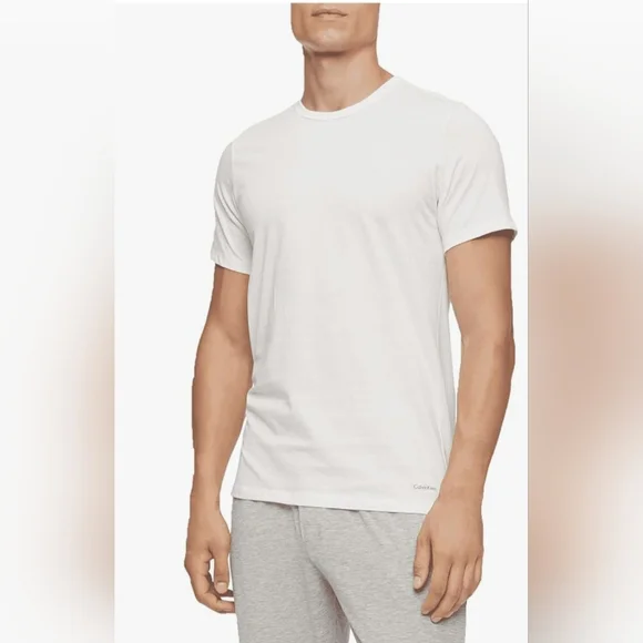 5 Pack Calvin Klein White & Grey T-Shirt Nwt - Discontinued