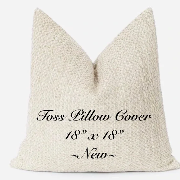 Farm House 18” x 18” Toss Pillow Cover ~NEW~ Qty1 - Discount if purchasing 2+