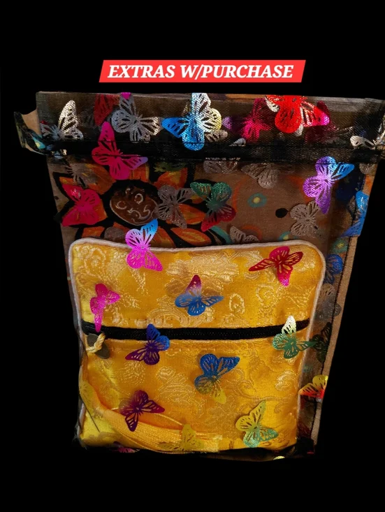 15ct. 5x7 Organza Foil Stamped Butterfly Gift Bags 🦋LAST ONE
