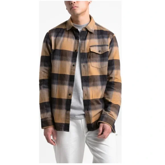 The North Face Men’s Long-Sleeve Stayside Chamois Plaid Shirt XL