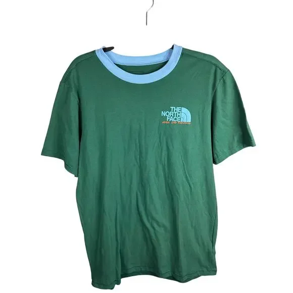 Urban outfitters The North Face Teal and Green Medium 66 t-shirt