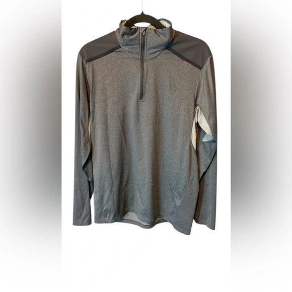 The North Face Athletics Gray Black 1/4 Zip Pullover Men’s Medium