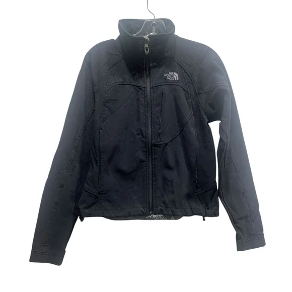 The North Face Black‎ Softshell Full Zip Jacket Men's S/P