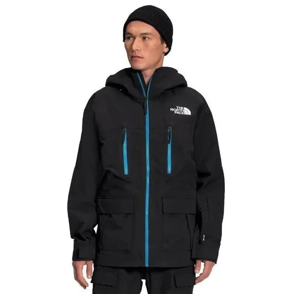 The North Face Dragline Ski Snowboard Jacket‎ Mens XL Black Waterproof Hooded