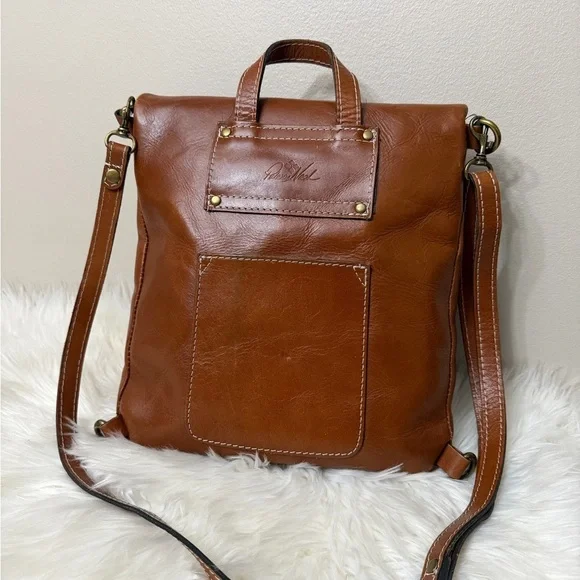 Patricia Nash Tan Leather Men's Backpack
