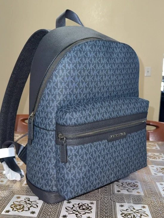 Blue MK Logo Cooper Backpack