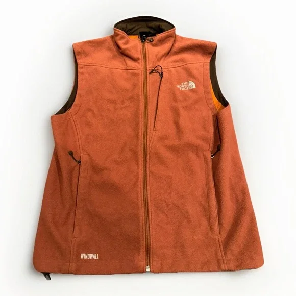 Vintage The North Face Vest Mens Medium Zip Up Windwall Fleece Sweater