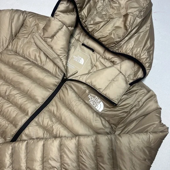 The North Face Terra Peak Zip-Up Hoodie Coat Mens Large Mushroom Gray (Tan)