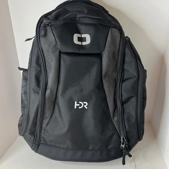 Ogio Flashpoint BackPack Laptop‎ Bag Black NWOT #1 Embroidered HDR Logo