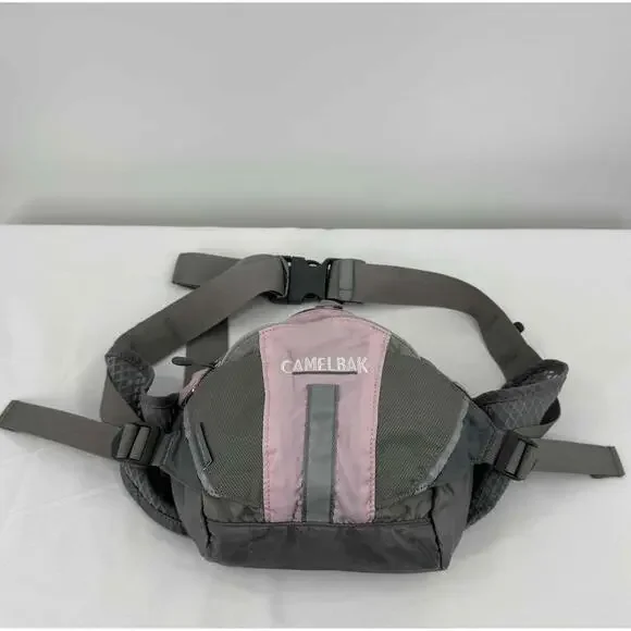 Camelbak Fanny Pack Hip‎ Pack Pink Gray Hiking Running Travel Belt Bag