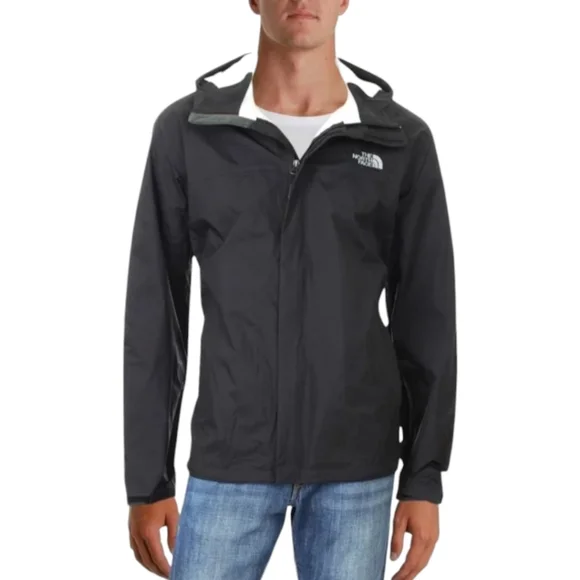 The North Face Men's‎ HyVent Windbreaker Jacket Black Sz xxl with Hoodie