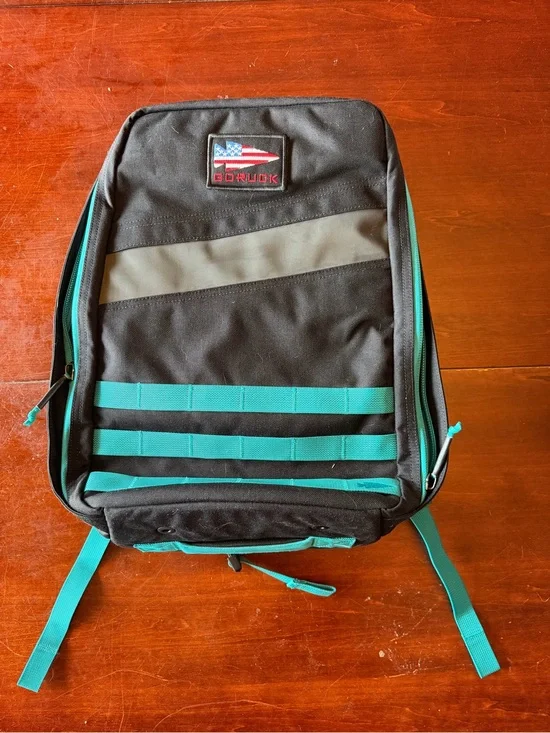 GORUCK 20L Rucker Black and Teal