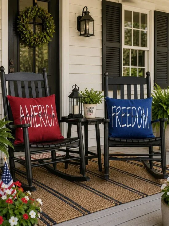 Set of 2 Patriotic America Freedom 19