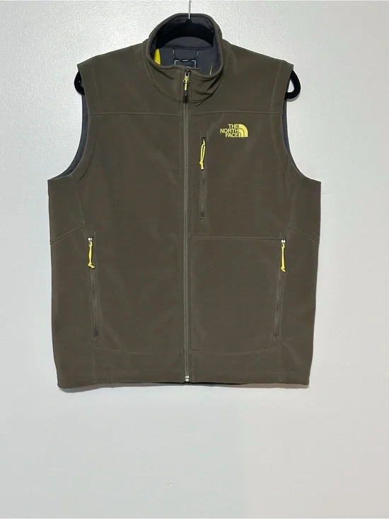 The North Face Men's Apex Bionic Vest With Yellow Logo Size Medium