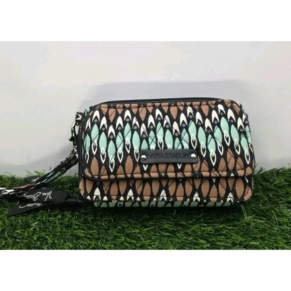 Vera Bradley Sierra Stream Smartphone Wristlet 2.0 Wallet PhoneCase Retired