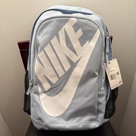NWT Nike Hayward Futura 2.0 Backpack Light Blue White Unisex BA5217 440 25L