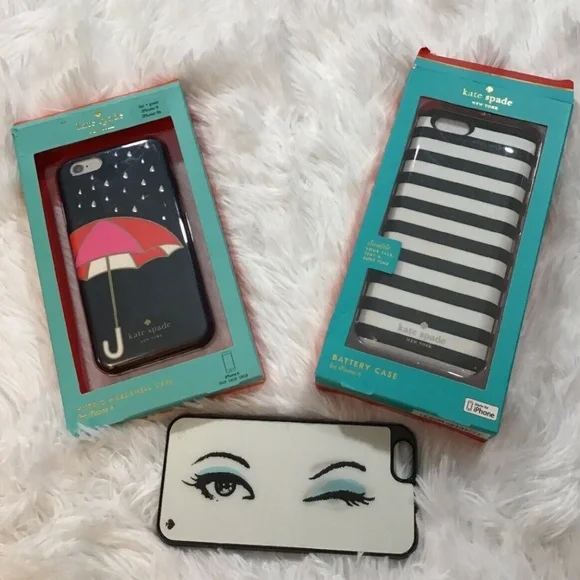 NEW/USED Kate Spade [LOT‎ Of 3 ] Iphone 6 cases