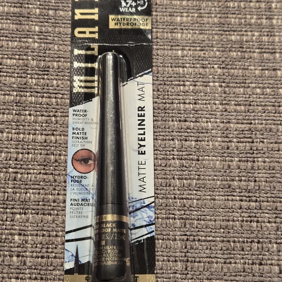 Milani Waterproof Matte Black Eyeliner‎