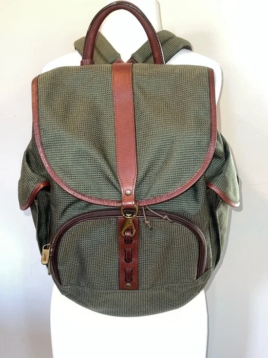 Hartmann Tweed & Leather Trim Travel Backpack