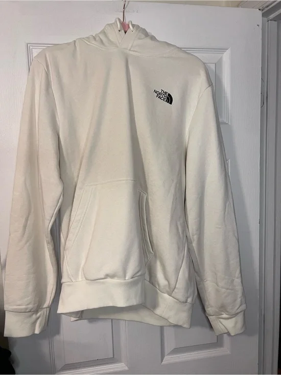 #512 The North Face Evo Pack Hoodie Mule Graphic White Dune Men’s Large NWT