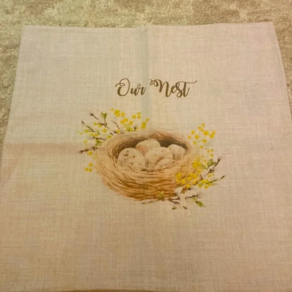 Our Nest pillow cover 19x19 new
