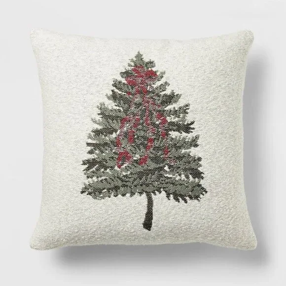 Woven Tree Throw‎ Pillow - Threshold Studio McGee, Target Christmas 2023