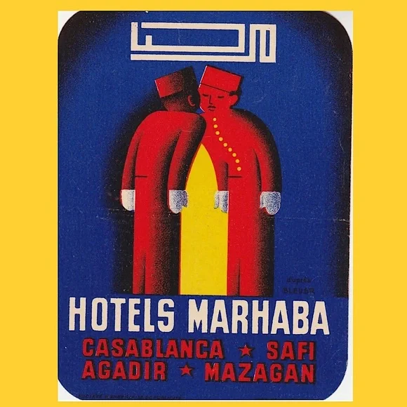LOUIS VUITTON Hotel Marhaba Post Cards “Travel Postcards”