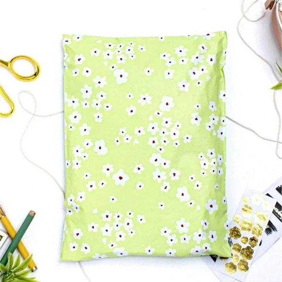 25 Designer Wildflower Mailers Self-Sealing Poly Mailers 12