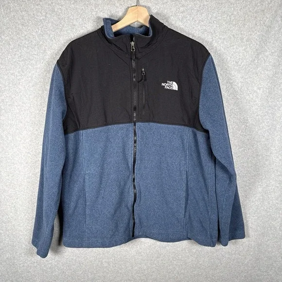 The North Face Men XL Tundra 300 Full Zip Jacket Blue and Black